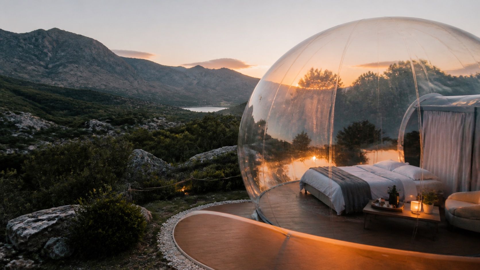 Guadalest Galaxy Bubble: cómo valorar una noche burbuja en el interior de Alicante