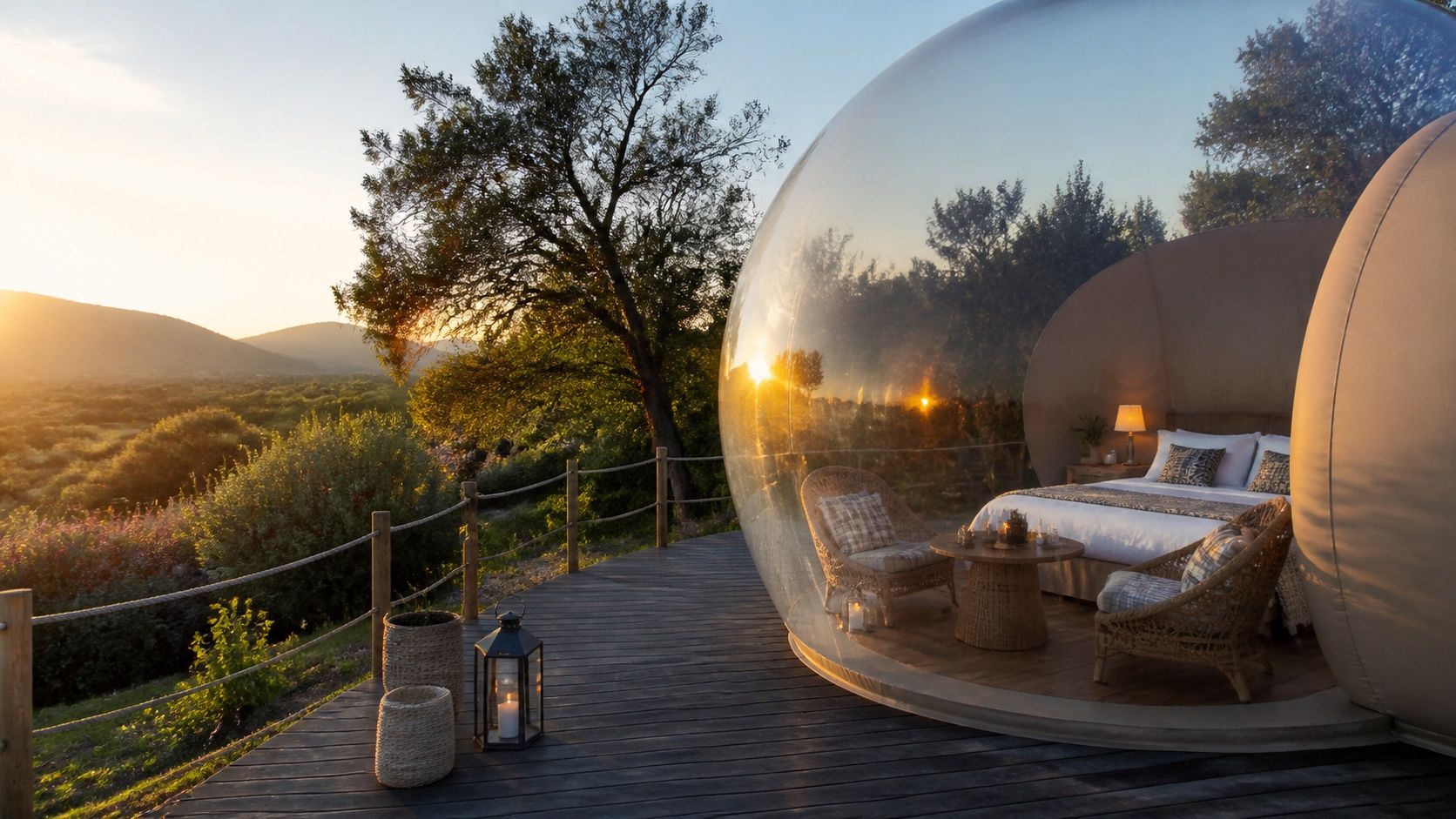 Hotel burbuja en Valencia: escapada rural, ubicación y servicios